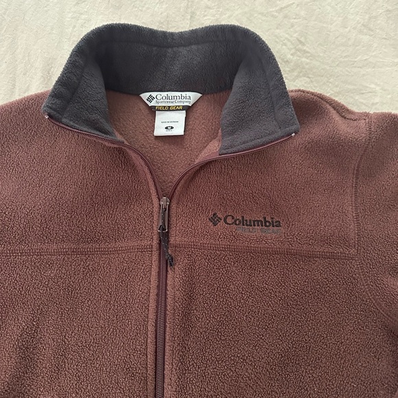 Brown Columbia jacket fleece - Picture 1 of 3